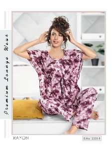 Fancy Ladies Kaftan Night Dress