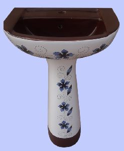 Shahi Pedestal Wash Basin Vitrossa Set