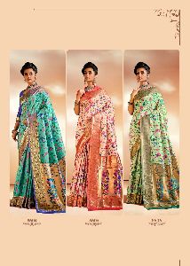 Woven Pure Paithani Silk Saree