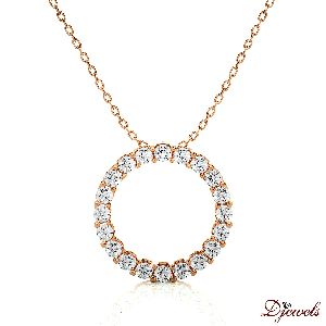 Pendant Studded with Natural Diamond 100% hallmarked Diamond Pendant