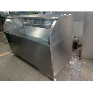 Stainless Steel Fast Food Display Counter