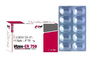 Vizox-ER 750 Mg Tablets