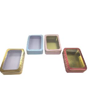 Rectangular Plain Tin Box