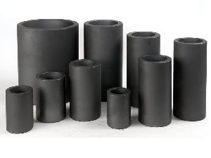 CYLINDRICAL TYPE GRAPHITE CRUCIBLES