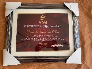 Certificate Framing Services