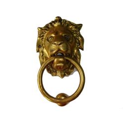 Brass Lion Door Knocker