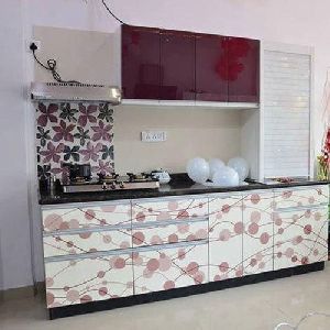 ACRYLIC MODULAR KITCHEN