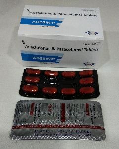 ACECLOFENAC + PARACETAMOL TABLET ( AGESIK-P)