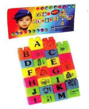 Small Plastic Alphabet Blocks