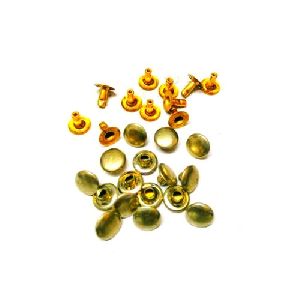 Brass Rivet Buttons