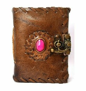 handmade leather diaries