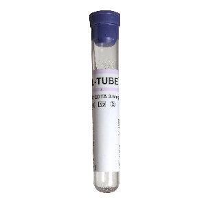 L-TUBE K2 EDTA Non Vacuum Single Cap