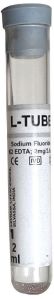 LEVRAM L-TUBE SODIUM FLUORIDE NON VACUUM SINGLE CAP BLOOD COLLECTION TUBE