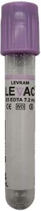 LEVRAM LEVAC K3 EDTA VACUUM BLOOD COLLECTION TUBE