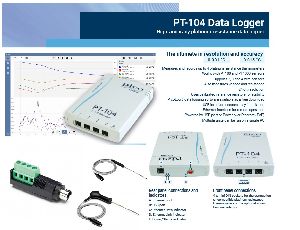 temperature data logger -PT-104 Platinum Resistance Data Logger
