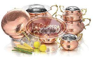 Welded Handle Punjabi Copper Handi