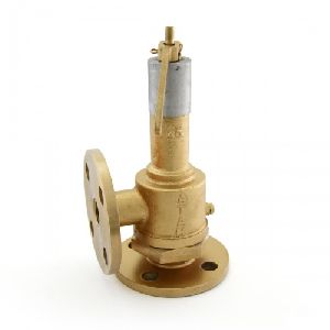Bronze Spring Loaded Safety Valve (Angle Type) (Flanged Ends)