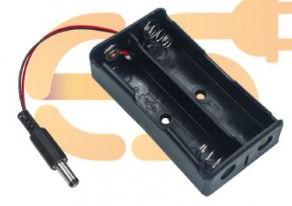 18650 3.7V 2 battery holder hard plastic case