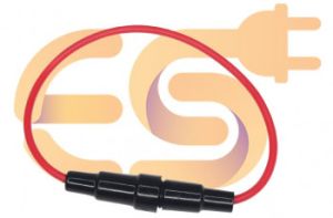 Fuse Holder Inline Screw Type with 1015 18 AWG Wire