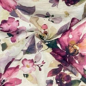 Printed Linen Fabric