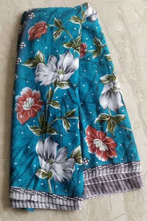 Printed Synthetic Saree