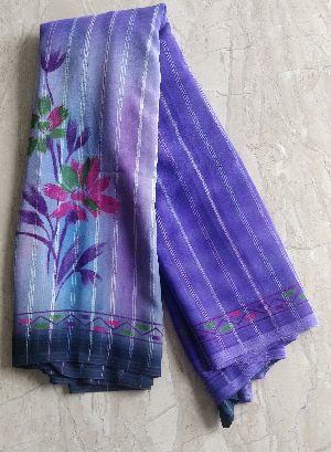 Printed Synthetic Saree
