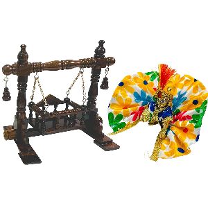 Handcrafted Wooden Prayer Jhula