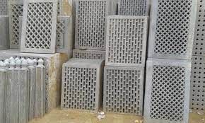 White Jali Concrete