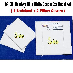 Bombay Mills White Hospital Bedsheets