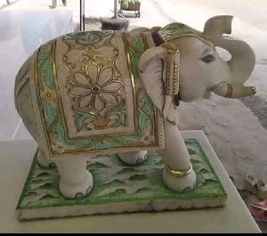 Marble statue elephant