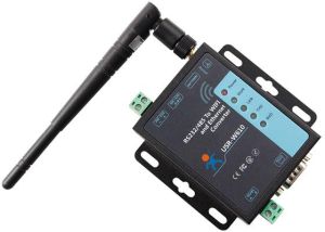 Modbus RS232 RS485 to Wifi Server with 2 Ethernet Modbus RTU TCP Converter USR-WIFI232-630