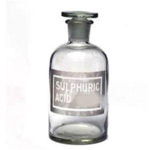 concentrated sulphuric acid