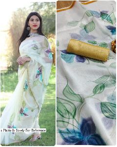 kasmi soft Organza silk saree