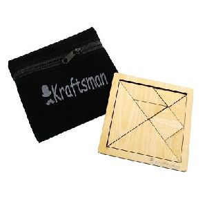 Portable Wooden Tangram Puzzle Game