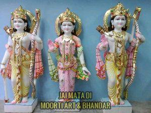 Marble Ram Sita Laxman Statue