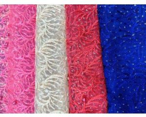 Embroidered Net Fabric