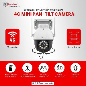 Trueview 4G SIM Mini Pan Tilt CCTV Camera 3MP 12x Zoom