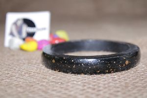 Slim Black Resin Bangle Stylish Resin Bangles High Quality Handmade Resin Bangles From Tradnary