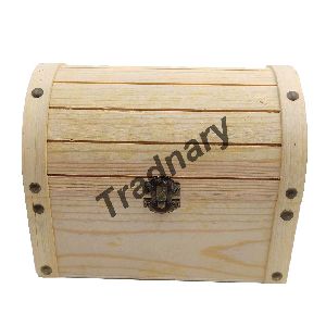 Pine Wood Treasure Box Keepsake Box From Tradnary