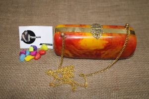 Antique Resin Clutch Hand Bag Brass Clutch Hand Bag From Tradnary