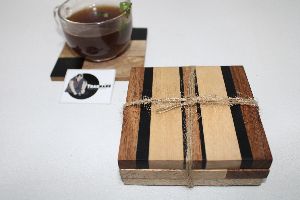 Joined Wood Table Coaster