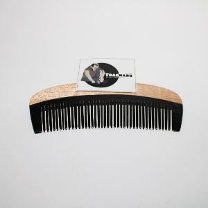 Premium Neem Wood & Horn Joined Comb From Tradnary