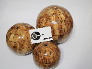 Antique Bone Inlay Decorative Ball From Tradnary