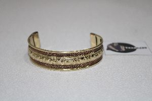 Slim Sze Brass Cuff Bracelet Antique Gold Color Brass Bracelet From Tradnary