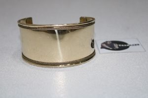 Plain Design Brass Cuff Bracelet Antique Gold Brass Cuff Bracelet From Tradnary