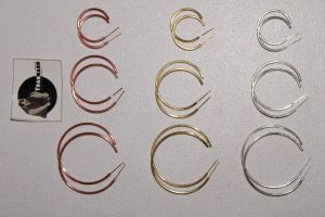 Circle Shape Plain Design Brass Earring Hoop Earring Copper Earring From Tradnary