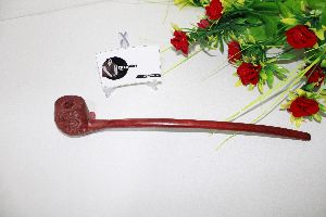 Carved Long Smoking Pipe Hand Carved Long Tabaco Pipe From Tradnary