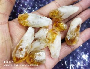 natural Citrine Rough Points gemstone