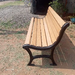 cast iron garden bench.