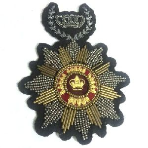 Handmade Embroidered Military Badges